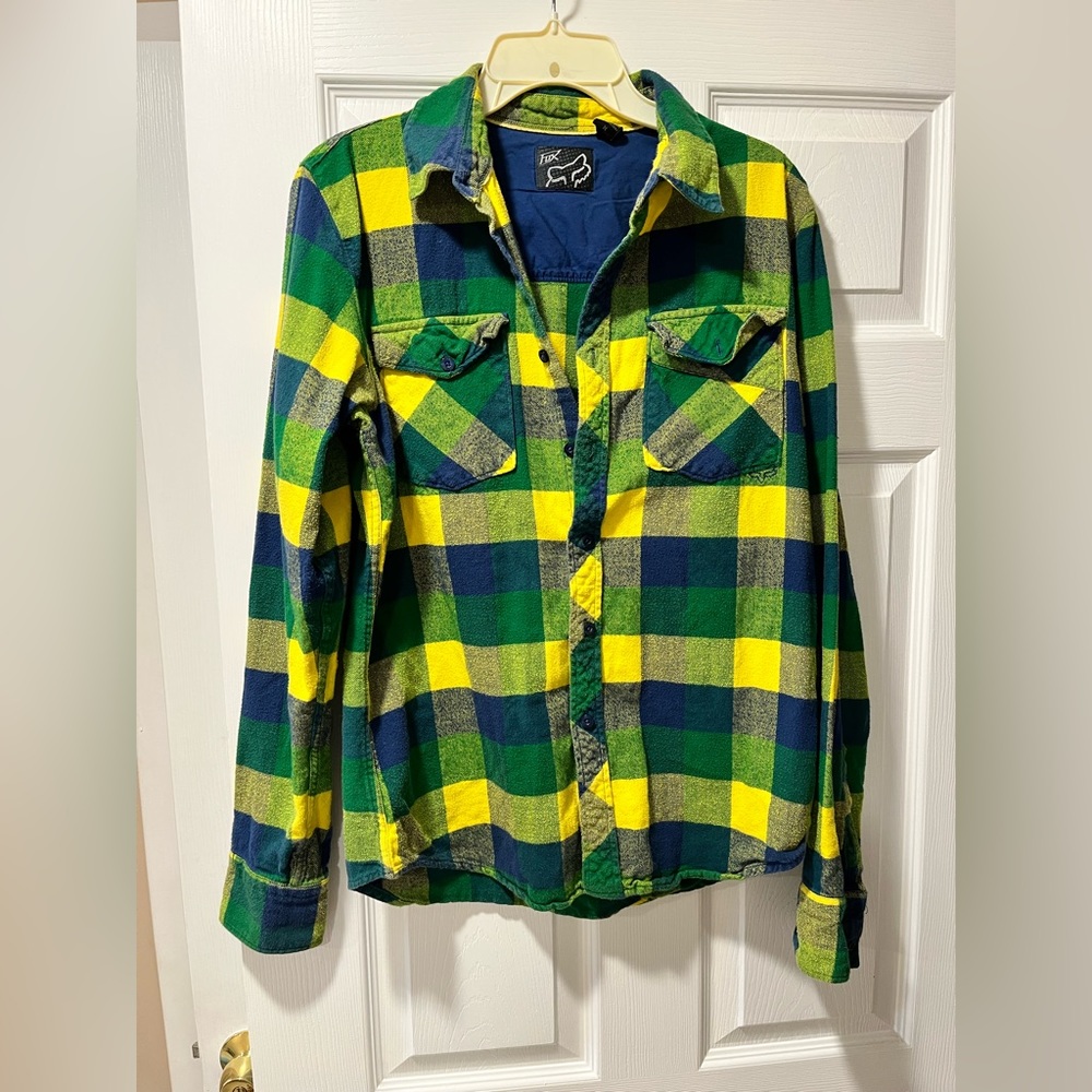 Mens fox flannel